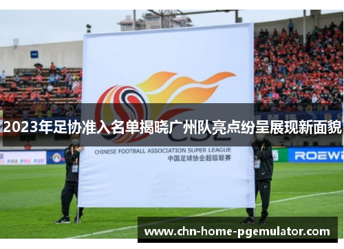 2023年足协准入名单揭晓广州队亮点纷呈展现新面貌