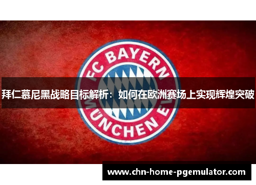 拜仁慕尼黑战略目标解析：如何在欧洲赛场上实现辉煌突破